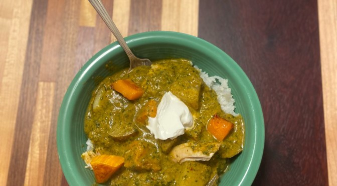 Curried Coconut Creamed Spinach